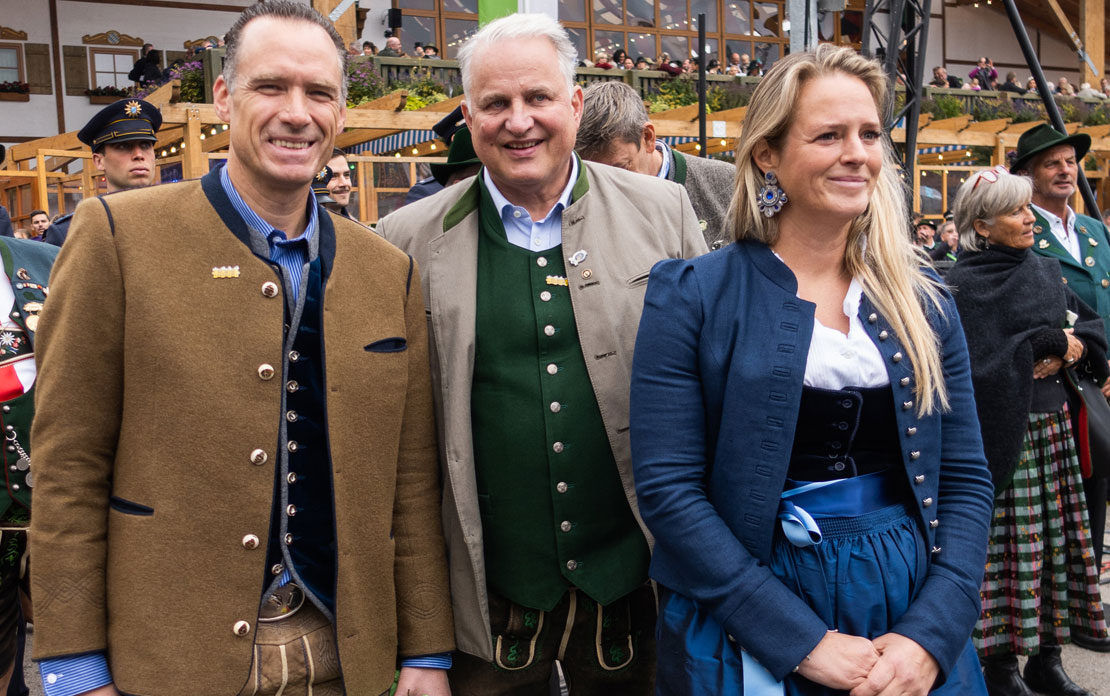 Peter Inselkammer, Christian Schottenhamel und Johanna Schottenhamel