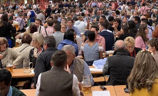 Tischreservierung auf dem Münchner Oktoberfest